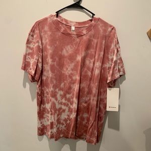 LULULEMON ALL YOURS BOYFRIEND TEE SIZE 12